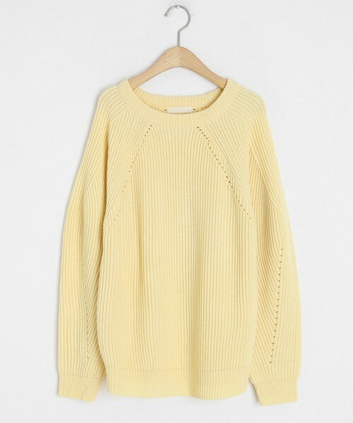 DHOLIC（ディーホリック）の「パステルラグランニット（ニット/セーター・レディース・グリーン/イエロー/ピンク/パープル・FREE）」の3枚目の写真