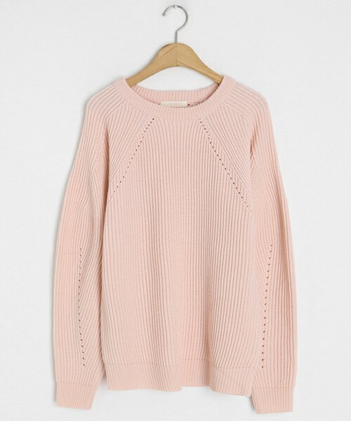 DHOLIC（ディーホリック）の「パステルラグランニット（ニット/セーター・レディース・グリーン/イエロー/ピンク/パープル・FREE）」の4枚目の写真