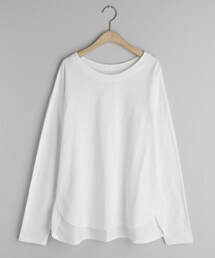 DHOLIC | アンバランスラウンドヘムTシャツ(Tシャツ/カットソー)