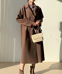 DHOLIC | オープンロングコート(ダウンジャケット/コート)