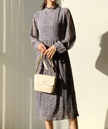 DHOLIC | 小花柄プリーツワンピース(ワンピース)