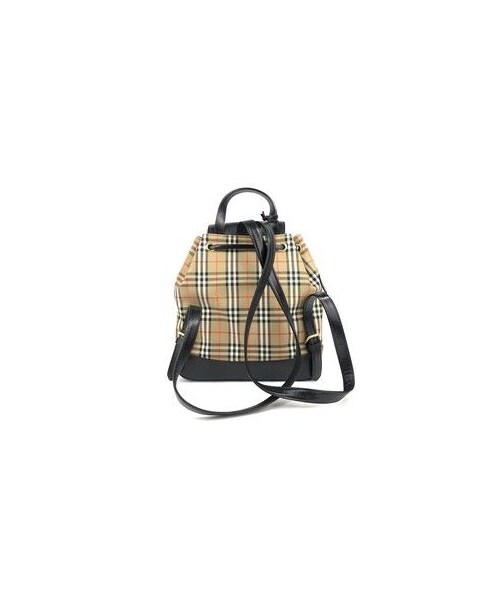 激レア Burberry レインボー リュック チェック