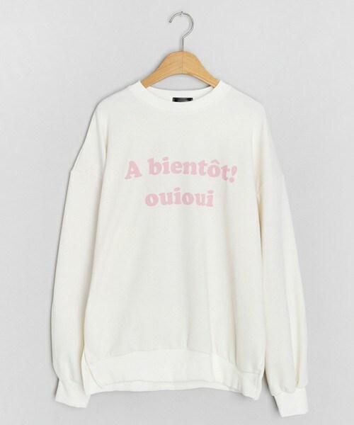 DHOLIC(ディーホリック)の「レタリングスウェット(スウェット・レディース・グリーン/ブラック/ホワイト・FREE)」の2枚目の写真