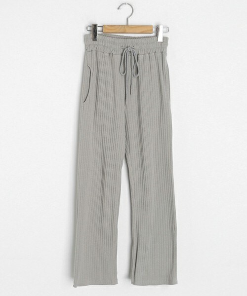 DHOLIC（ディーホリック）の「ドロストリブパンツ（その他パンツ・レディース・ホワイト/パープル/ブラック/グレー・FREE）」の3枚目の写真