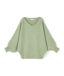 GRL | Vネックドルマンニットトップス(ニット/セーター)