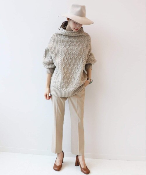 plage(プラージュ)の「Plain スティックパンツ4◆(パンツ・ベージュ/32/34/36/38/40/在庫なし)」の4枚目の写真