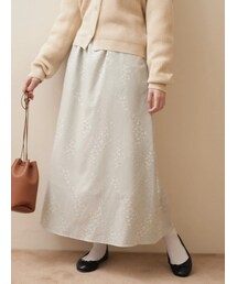 E hyphen world gallery | 【先行予約】花柄ジョーゼットスカート(スカート)