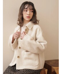 E hyphen world gallery | ボアジャケット(ジャケット/アウター)