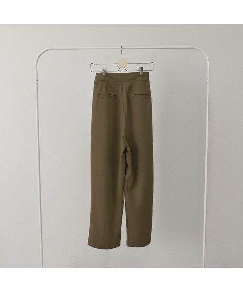 Lavish Gate(ラヴィッシュゲート)の「bottoms-02052 ベルトデザイン ハイウエスト タック ワイドパンツ ベージュ ダスティパープル ブラック(その他パンツ・レディース・その他)」の15枚目の写真