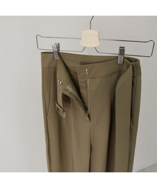 Lavish Gate(ラヴィッシュゲート)の「bottoms-02052 ベルトデザイン ハイウエスト タック ワイドパンツ ベージュ ダスティパープル ブラック(その他パンツ・レディース・その他)」の14枚目の写真