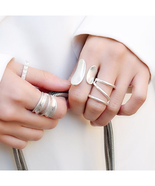 no brand（ノーブランド）の「Unique Curve Ring （リング・レディース・その他）」の8枚目の写真