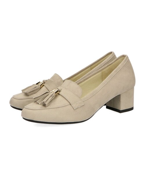 ORiental TRaffic(オリエンタルトラフィック)の「タッセルローファーパンプス(シューズ・レディース・ブラック/キャメル/グリーン/グレー・33/34/35/36/37/38/39/40/41/42/43)」の4枚目の写真