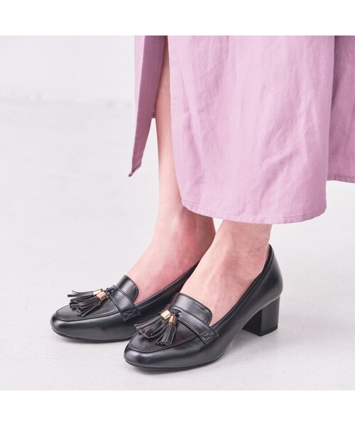 ORiental TRaffic(オリエンタルトラフィック)の「タッセルローファーパンプス(シューズ・レディース・ブラック/キャメル/グリーン/グレー・33/34/35/36/37/38/39/40/41/42/43)」の13枚目の写真