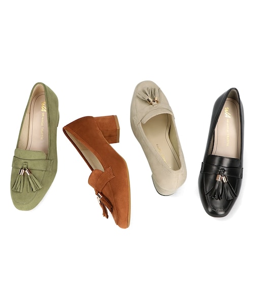 ORiental TRaffic(オリエンタルトラフィック)の「タッセルローファーパンプス(シューズ・レディース・ブラック/キャメル/グリーン/グレー・33/34/35/36/37/38/39/40/41/42/43)」の12枚目の写真