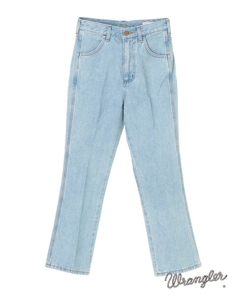 E hyphen world gallery（イーハイフンワールドギャラリー）の「WRANGLER フレアデニム（パンツ・ライトインディゴ/ミディアムインディゴ・S/M）」の17枚目の写真