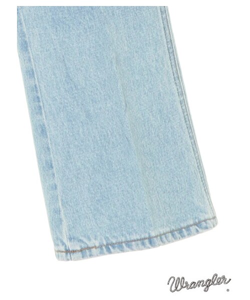 E hyphen world gallery（イーハイフンワールドギャラリー）の「WRANGLER フレアデニム（パンツ・ライトインディゴ/ミディアムインディゴ・S/M）」の15枚目の写真