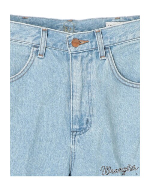 E hyphen world gallery（イーハイフンワールドギャラリー）の「WRANGLER フレアデニム（パンツ・ライトインディゴ/ミディアムインディゴ・S/M）」の13枚目の写真