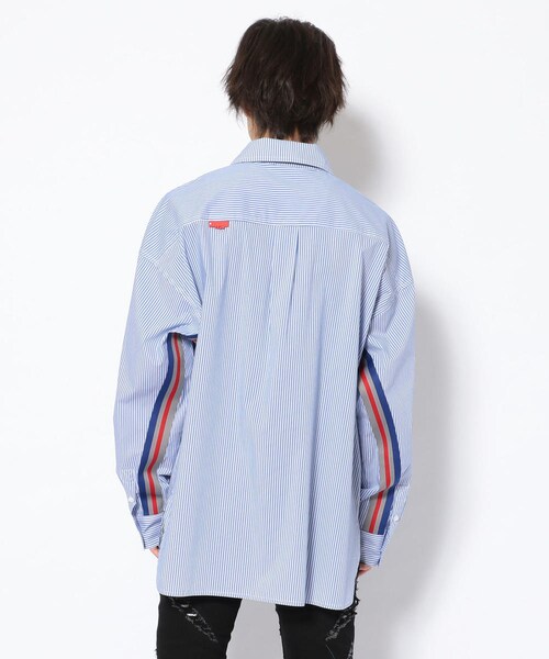 FR(13)NDS(フレンズ)の「FR(13)NDS /フレンズ/ライン切り替えシャツ(トップス・メンズ・WHITE/BLUE・F)」の3枚目の写真