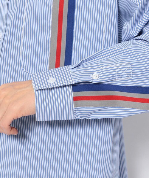 FR(13)NDS(フレンズ)の「FR(13)NDS /フレンズ/ライン切り替えシャツ(トップス・メンズ・WHITE/BLUE・F)」の7枚目の写真