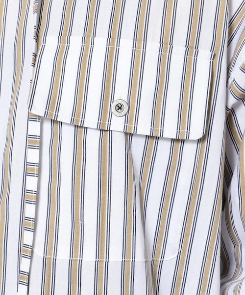 FR(13)NDS（フレンズ）の「FR(13)NDS /フレンズ/フードシャツ（トップス・メンズ・BEIGE/BLUE・F）」の5枚目の写真