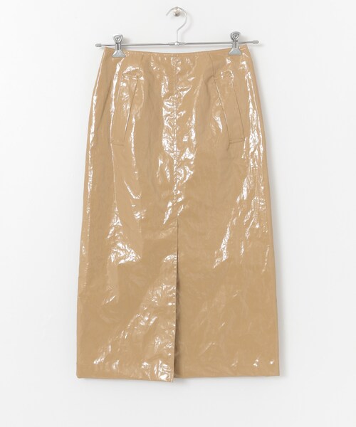 AURALEE（オーラリー）の「AURALEE LINEN ENAMEL LAMINATE SKIRT