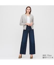 UNIQLO | UVカットスーピマコットンクルーネックカーディガン（長袖）(カーディガン/ボレロ)