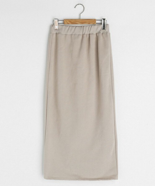 DHOLIC（ディーホリック）の「裏起毛スリットHラインスカート（スカート・レディース・グレー/ホワイト/ベージュ/ブラック/その他/グリーン・FREE）」の4枚目の写真