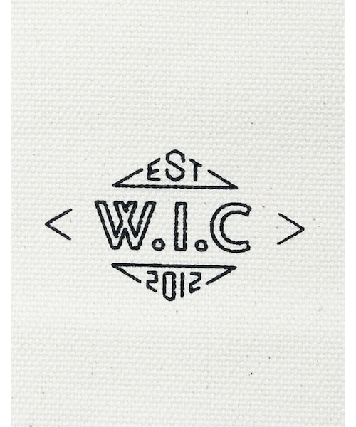 WALK IN CLOSET（ウォークインクローゼット）の「WALK IN CLOSET WALK IN CLOSET ORIGINAL ECO BAG （LARGE）（バッグ・メンズ・オフホワイト/アーミー/グレー/ネイビー・F）」の13枚目の写真