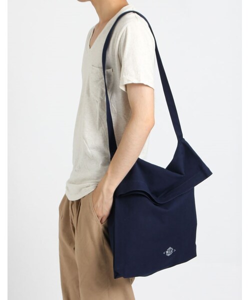 WALK IN CLOSET（ウォークインクローゼット）の「WALK IN CLOSET WALK IN CLOSET ORIGINAL ECO BAG （LARGE）（バッグ・メンズ・オフホワイト/アーミー/グレー/ネイビー・F）」の4枚目の写真