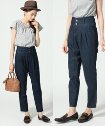 LOWRYS FARM | タックハイウエストパンツ(パンツ)