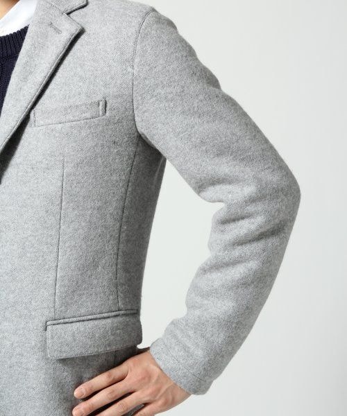 GLOBAL WORK（グローバルワーク）の「【WEB先行予約】ウールチェスターコート（ジャケット/アウター・メンズ・グレー15/ツイード18/キャメル52/ネイビー88・Ｓ/Ｍ/Ｌ/ＸＬ）」の12枚目の写真