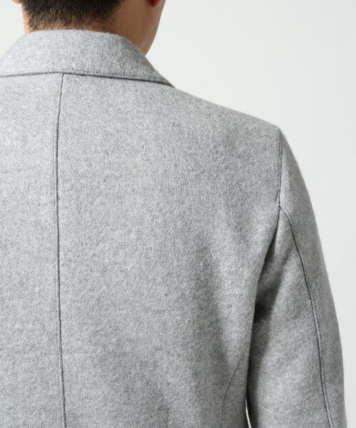 GLOBAL WORK（グローバルワーク）の「【WEB先行予約】ウールチェスターコート（ジャケット/アウター・メンズ・グレー15/ツイード18/キャメル52/ネイビー88・Ｓ/Ｍ/Ｌ/ＸＬ）」の16枚目の写真