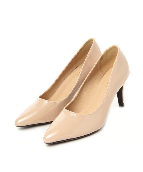 BLISS POINT Womens（ブリスポイント ウイメンズ）の「ポインテッドパンプス（シューズ・レディース・ホワイト/ブラック/パイソン/シルバー/ベージュ・S(22～22.5cm)/M(23～23.5cm)/XL(25～25.5cm)）」の4枚目の写真