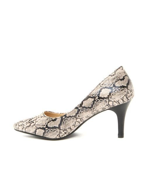 BLISS POINT Womens（ブリスポイント ウイメンズ）の「ポインテッドパンプス（シューズ・レディース・ホワイト/ブラック/パイソン/シルバー/ベージュ・S(22～22.5cm)/M(23～23.5cm)/XL(25～25.5cm)）」の7枚目の写真