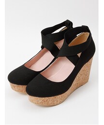 E hyphen world gallery Bon Bon | 【Special Price】Ballerina Wedge Shoes(シューズ)