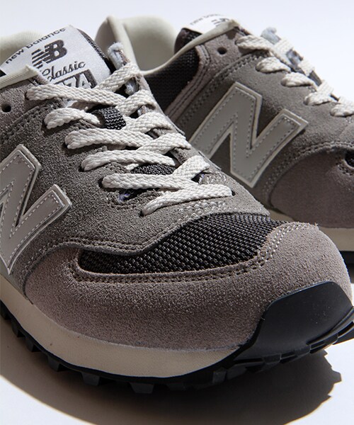 NEW BALANCE(ニューバランス)の「ML574(シューズ・メンズ・チャコールグレー/ダークネイビー・23.5/24.0/24.5)」の5枚目の写真