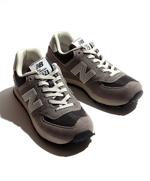 NEW BALANCE(ニューバランス)の「ML574(シューズ・メンズ・チャコールグレー/ダークネイビー・23.5/24.0/24.5)」の3枚目の写真