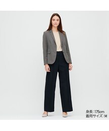 UNIQLO（ユニクロ）の「ストレッチジャケット（無地・ストライプ