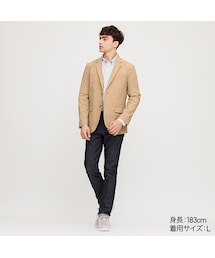 UNIQLO | 感動ジャケット（コットンライク・袖丈着丈標準）(その他アウター)