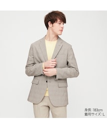 UNIQLO | 感動ジャケット（グレンチェック・袖丈着丈標準）(その他アウター)