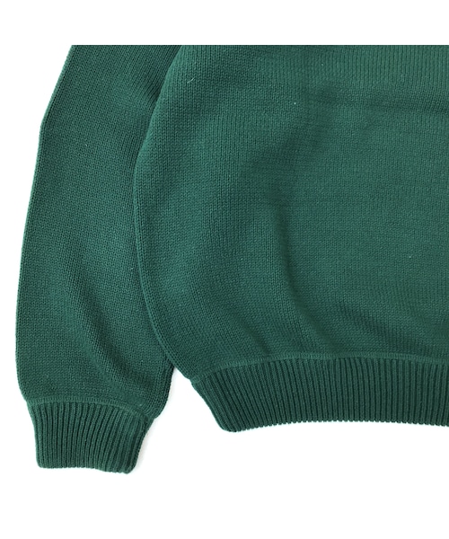 Eddie Bauer（エディーバウアー）の「90s Eddie Bauer / Pullover Cotton Knit Sweater / Green / Used （ニット/セーター・メンズ・その他）」の7枚目の写真