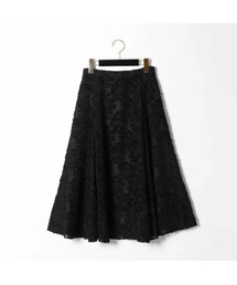 GRACE CONTINENTAL | GRACE CONTINENTAL　シフォンジャガードフレアスカート(スカート)