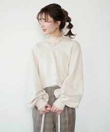 Crisp | チュールレースTシャツ[c1k2651](シャツ/ブラウス)