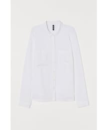 H&M | H&M - ビスコースシャツ - ホワイト(シャツ/ブラウス)