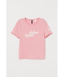 H&M - デザインTシャツ - ピンク