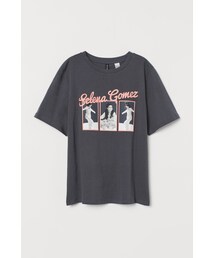 H&M | H&M - デザインTシャツ - グレー(Tシャツ/カットソー)