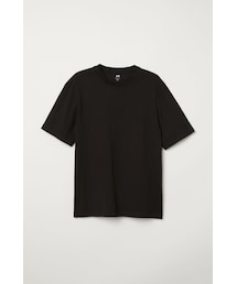H&M | H&M - リラックスフィットTシャツ - ブラック(Tシャツ/カットソー)