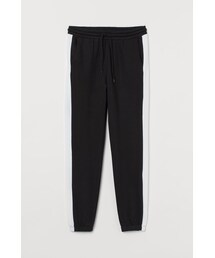 H&M | H&M - サイドラインスウェットパンツ - ブラック(その他パンツ)