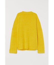 H&M | H&M - ファインニットトップス - イエロー(ニット/セーター)