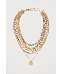 H&M | H&M - マルチストランドネックレス - ゴールド(ネックレス)